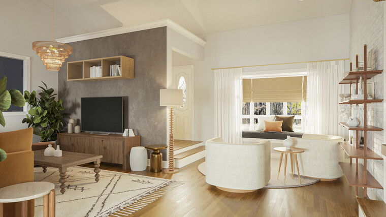 Online design Country/Cottage Living Room by Sharné L. thumbnail