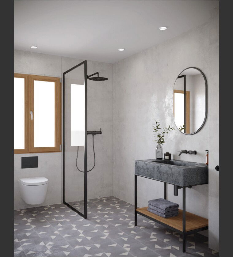 Diseño en línea Baño Moderno por Anna Y. miniatura