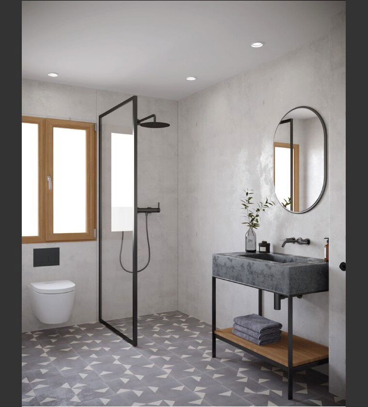 Online design Modern Bathroom by Anna Y. thumbnail