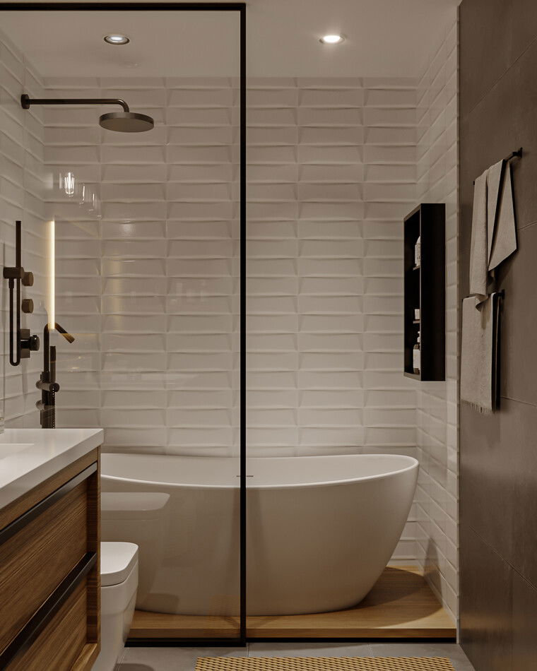 Diseño en línea Baño Moderno por Fereshteh H. miniatura