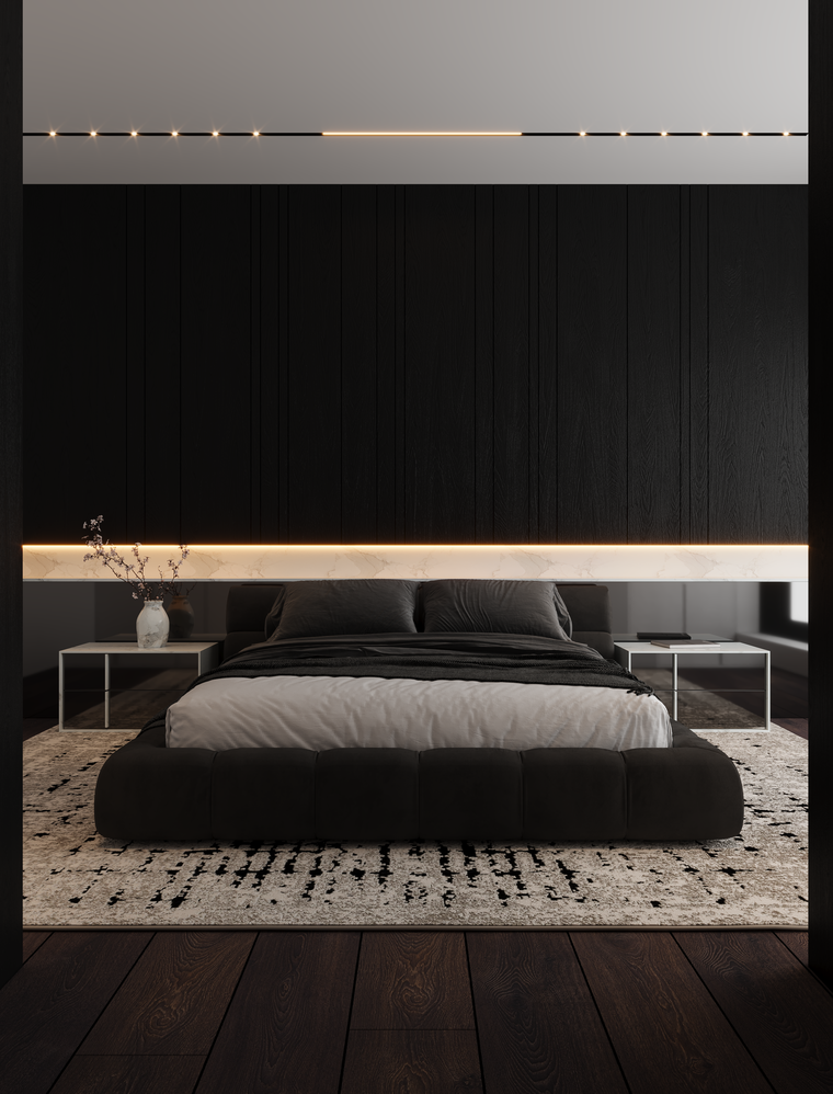 Diseño en línea Dormitorio Moderno por Tara M. miniatura