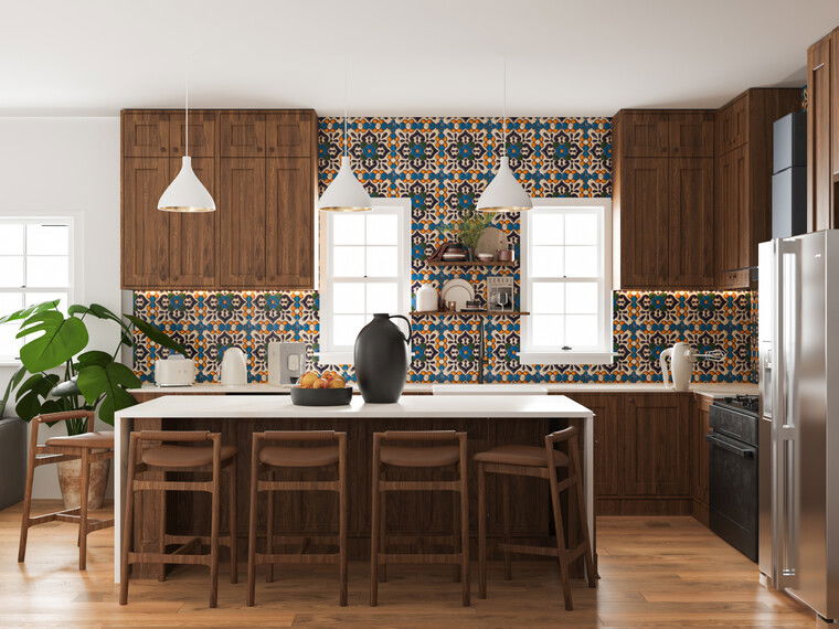 Online design Eclectic Kitchen by Sahar M. thumbnail