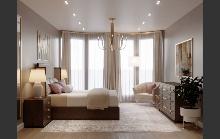 Online design Transitional Bedroom by Fereshteh H. thumbnail