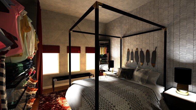Online design Contemporary Bedroom by Brianna S. thumbnail