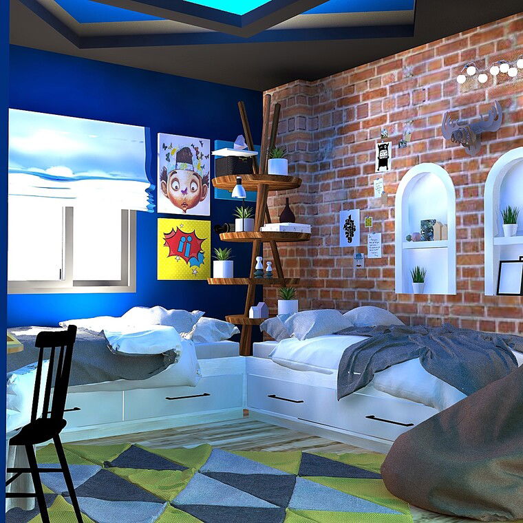 Online design Transitional Bedroom by Ahmed E. thumbnail