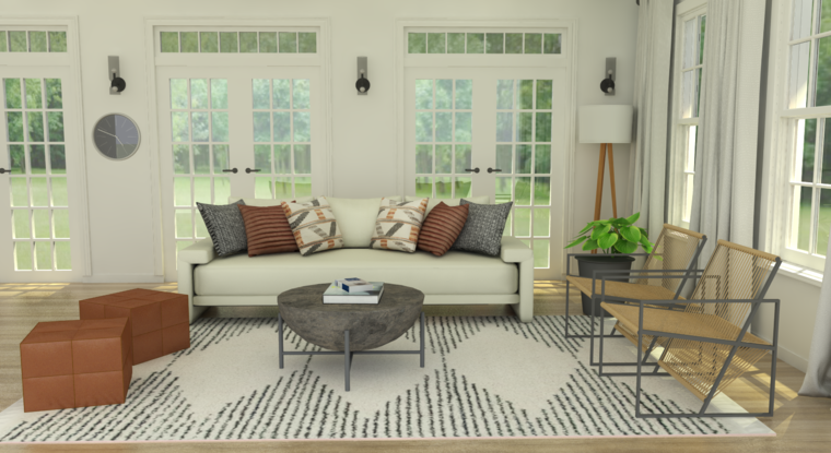 Online design Transitional Living Room by Jillian M. thumbnail