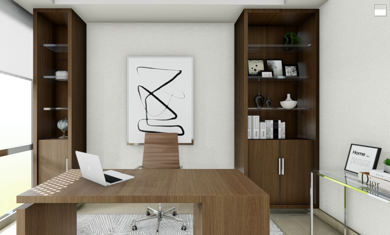 Online design Modern Home Office by Lucia M. thumbnail
