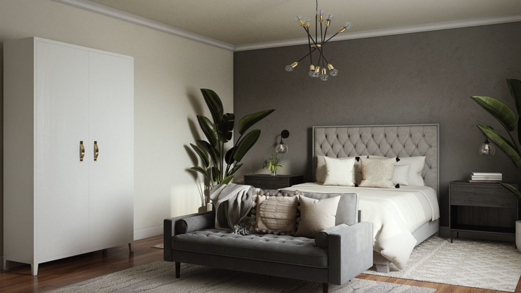 Diseño en línea Dormitorio contemporáneo por Maria G. miniatura