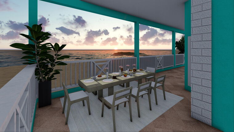 Online design Beach Patio by Ghania E. thumbnail