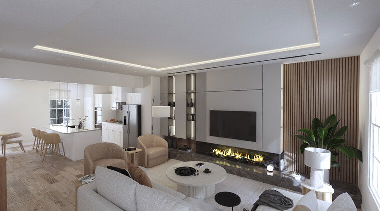 Diseño en línea Sala de estar moderna por Nikola P. miniatura