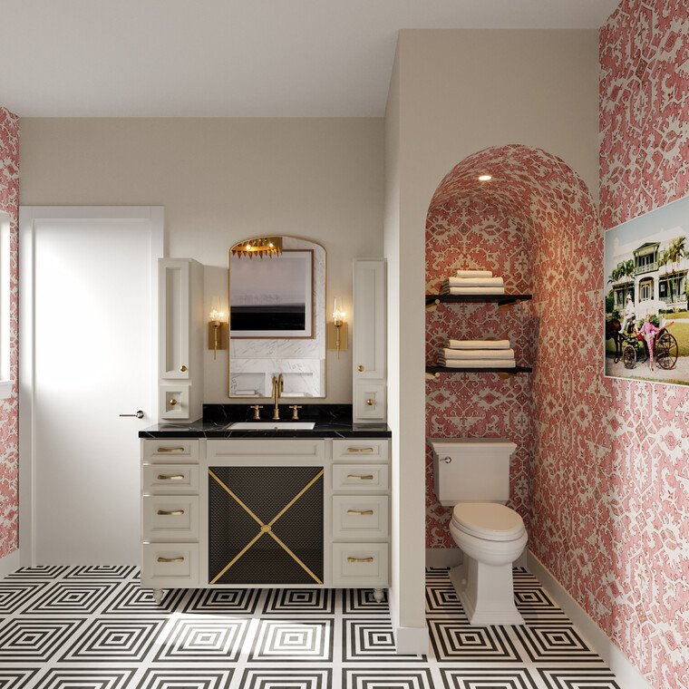 Online design Traditional Bathroom by Wanda P. thumbnail
