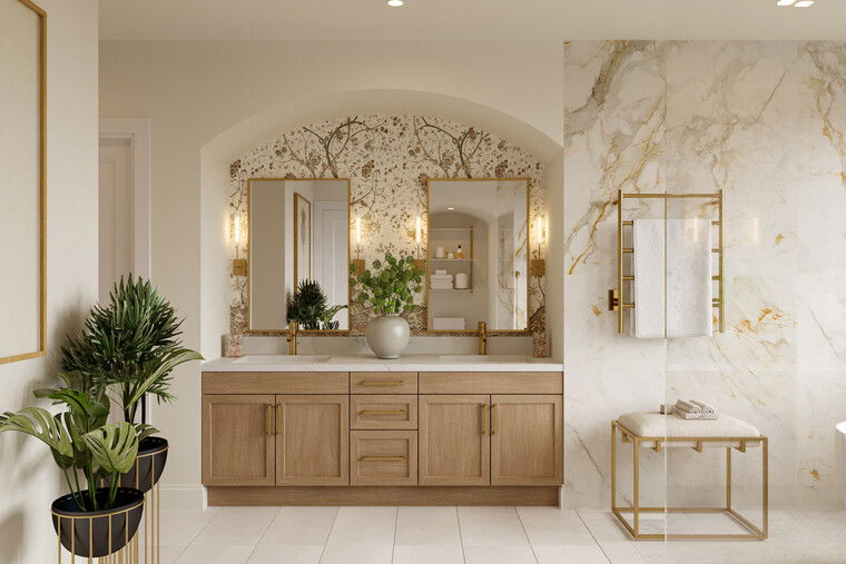 Online design Transitional Bathroom by Wanda P. thumbnail