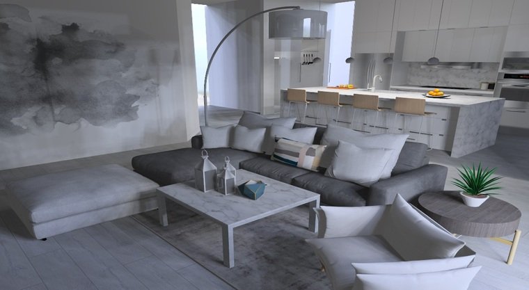 Online design Contemporary Living Room by Debbie O. thumbnail