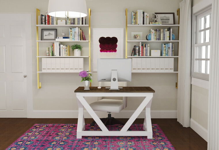 Online design Transitional Home Office by Laura N. thumbnail