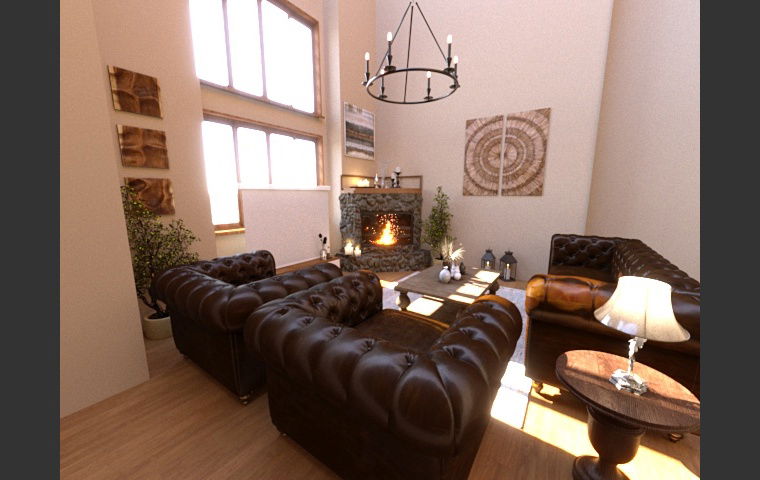 Online design Country/Cottage Living Room by Mohraeel T. thumbnail