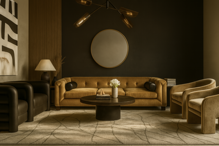 Online design Glamorous Living Room by Stacy D. thumbnail