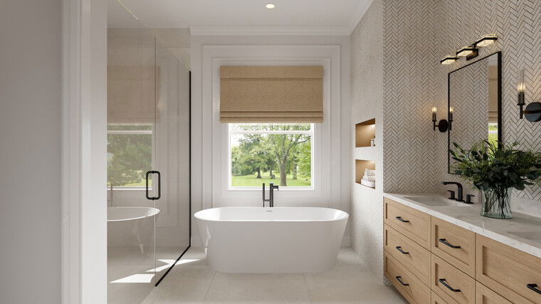 Online design Contemporary Bathroom by Erika F. thumbnail