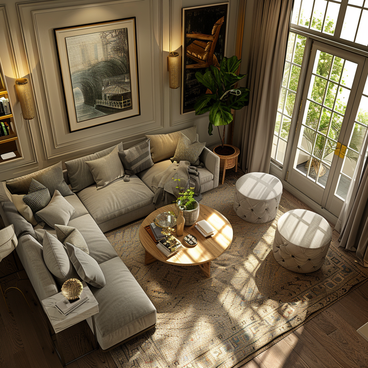 Online design Glamorous Living Room by Francesca H. thumbnail