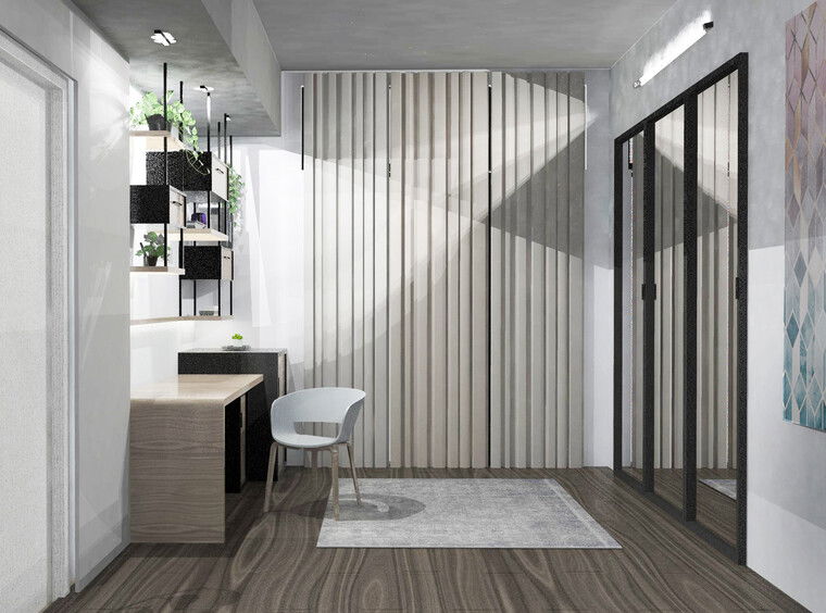 Online design Modern Home Office by Nazila A. thumbnail