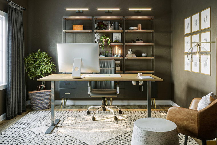 Online design Modern Home Office by Annie L. thumbnail