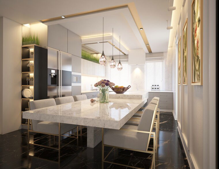 Online design Modern Kitchen by Amani Q. thumbnail