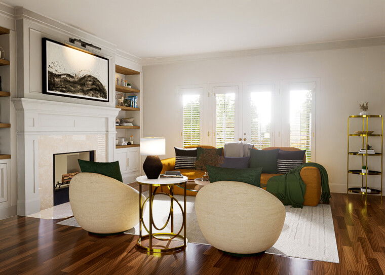 Online design Contemporary Living Room by Nicholas M. thumbnail