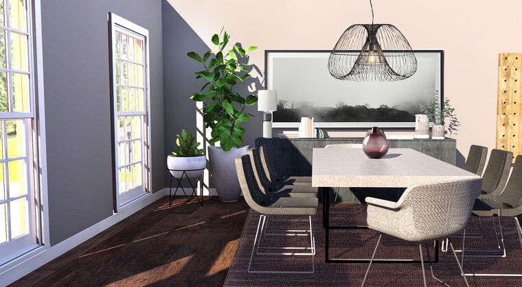 Diseño en línea Comedor Moderno por Stephanie S. miniatura