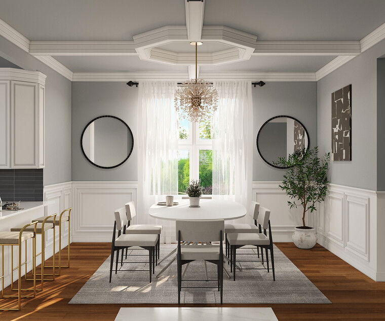 Online design Modern Dining Room by Sharné L. thumbnail