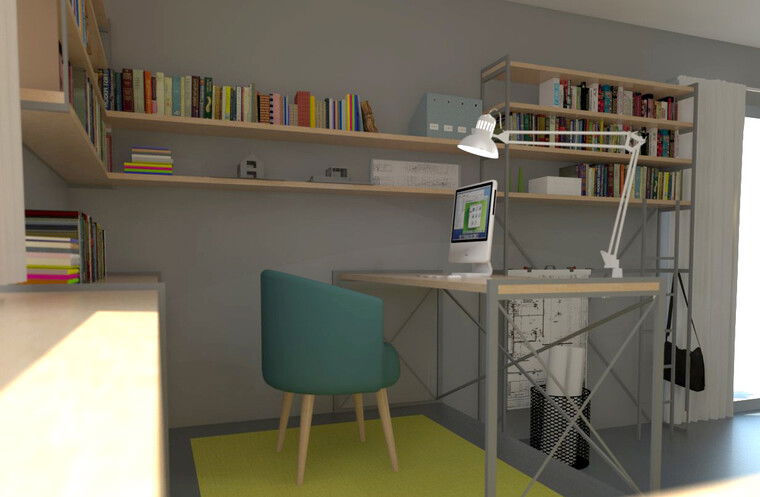 Diseño en línea Eclectic Home Office por Eleni M. miniatura