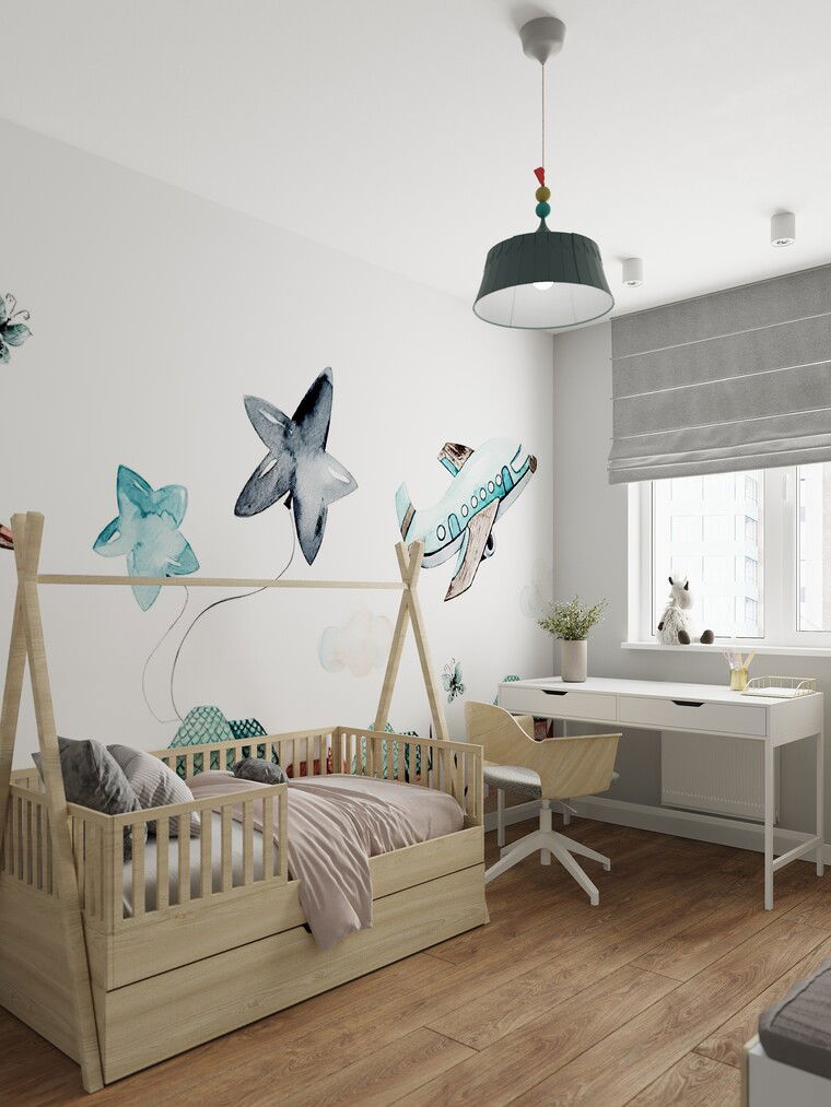 Online design Contemporary Kids Room by Darya A. thumbnail