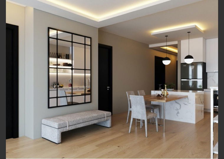 Online design Modern Combined Living/Dining by Amelia R. thumbnail