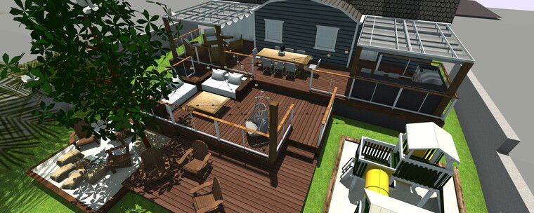 Online design Transitional Patio by Ana I. thumbnail