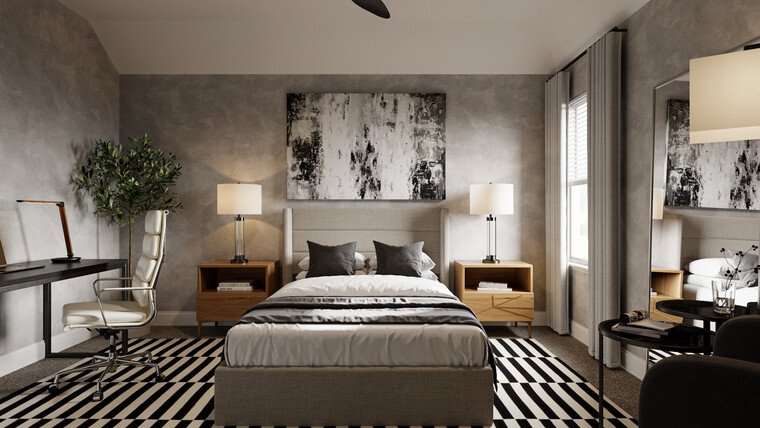 Online design Modern Bedroom by Erika F. thumbnail