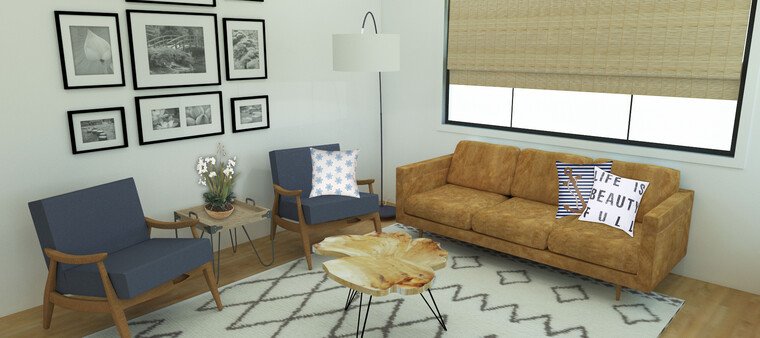 Online design Modern Living Room by Merry M. thumbnail