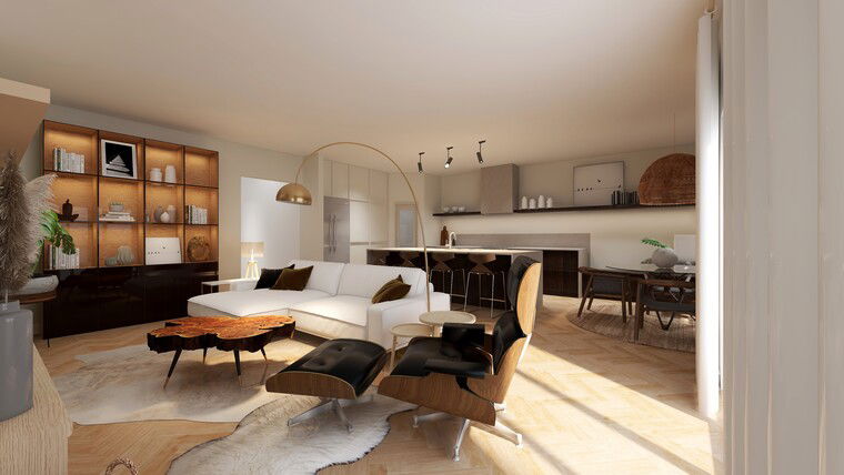 Online design Modern Living Room by Martyna C. thumbnail