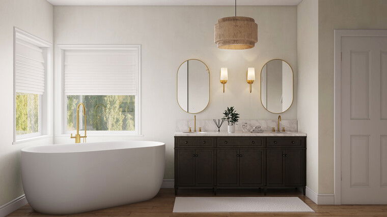 Online design Contemporary Bathroom by Nor Aina M. thumbnail