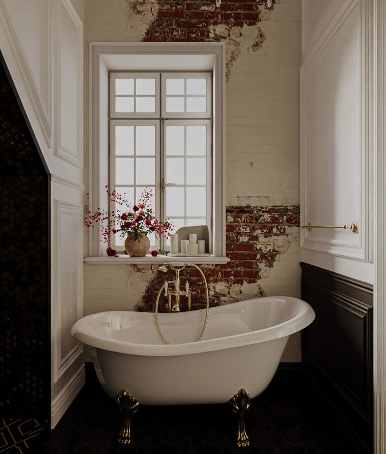 Online design Traditional Bathroom by Sahar M. thumbnail