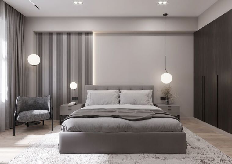 Diseño en línea Dormitorio Moderno por Saida G. thumbnail