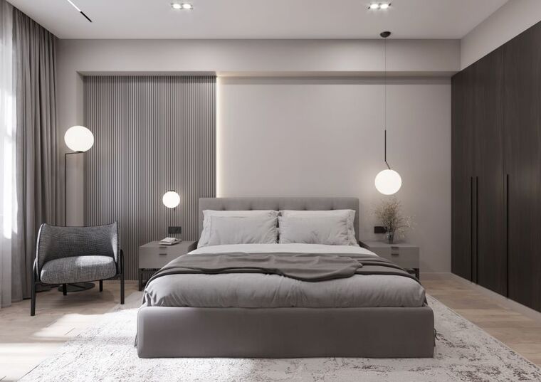 Online design Modern Bedroom by Saida G. thumbnail