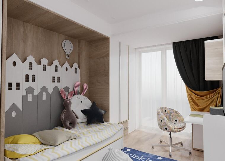 Online design Modern Kids Room by Saida G. thumbnail