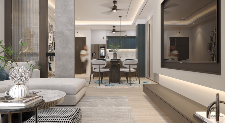 Online design Modern Combined Living/Dining by Alice H. thumbnail