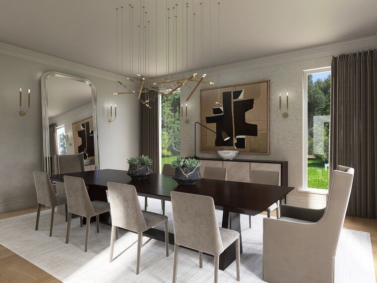 Online design Contemporary Dining Room by Kimberly K. thumbnail
