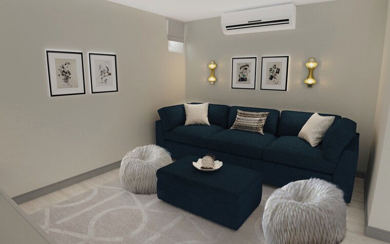 Online design Modern Living Room by Neerja L. thumbnail