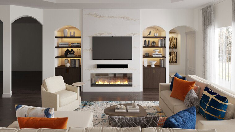 Online design Contemporary Living Room by Sierra G. thumbnail