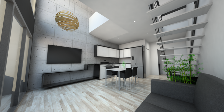 Online design Contemporary Combined Living/Dining by Camila C. thumbnail