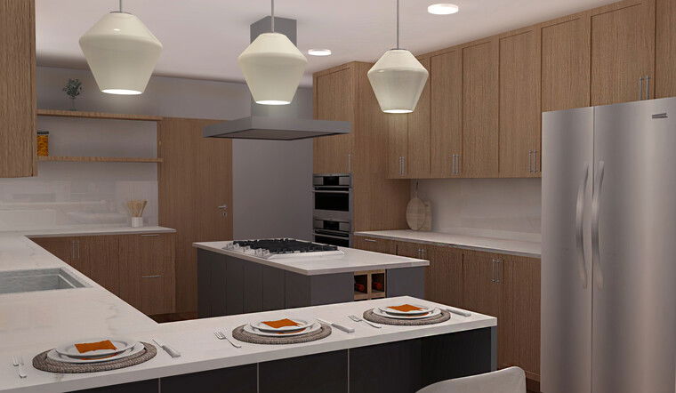 Online design Modern Kitchen by Ani K. thumbnail