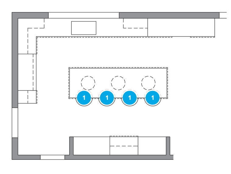 Online Designer Kitchen Floorplan