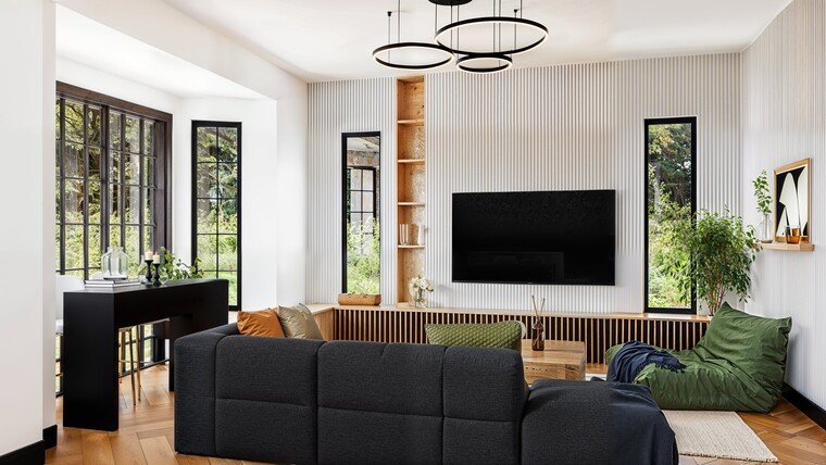 Online design Modern Living Room by Maya M. thumbnail