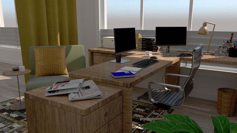 Diseño en línea Eclectic Home Office por Eleni M. miniatura