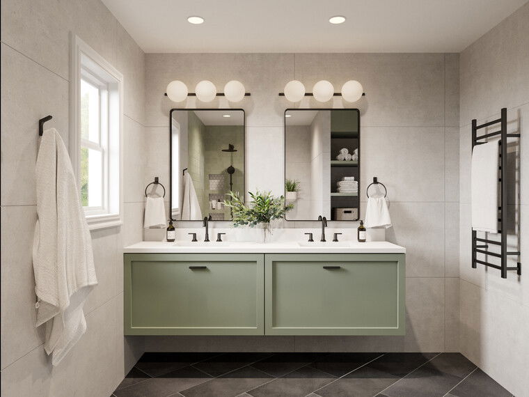 Online design Modern Bathroom by Maya M. thumbnail